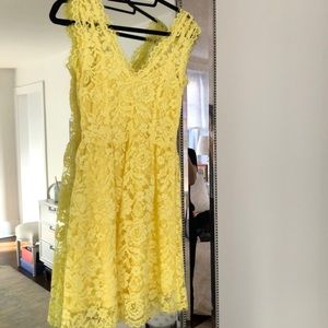 Yellow Lace Dress
